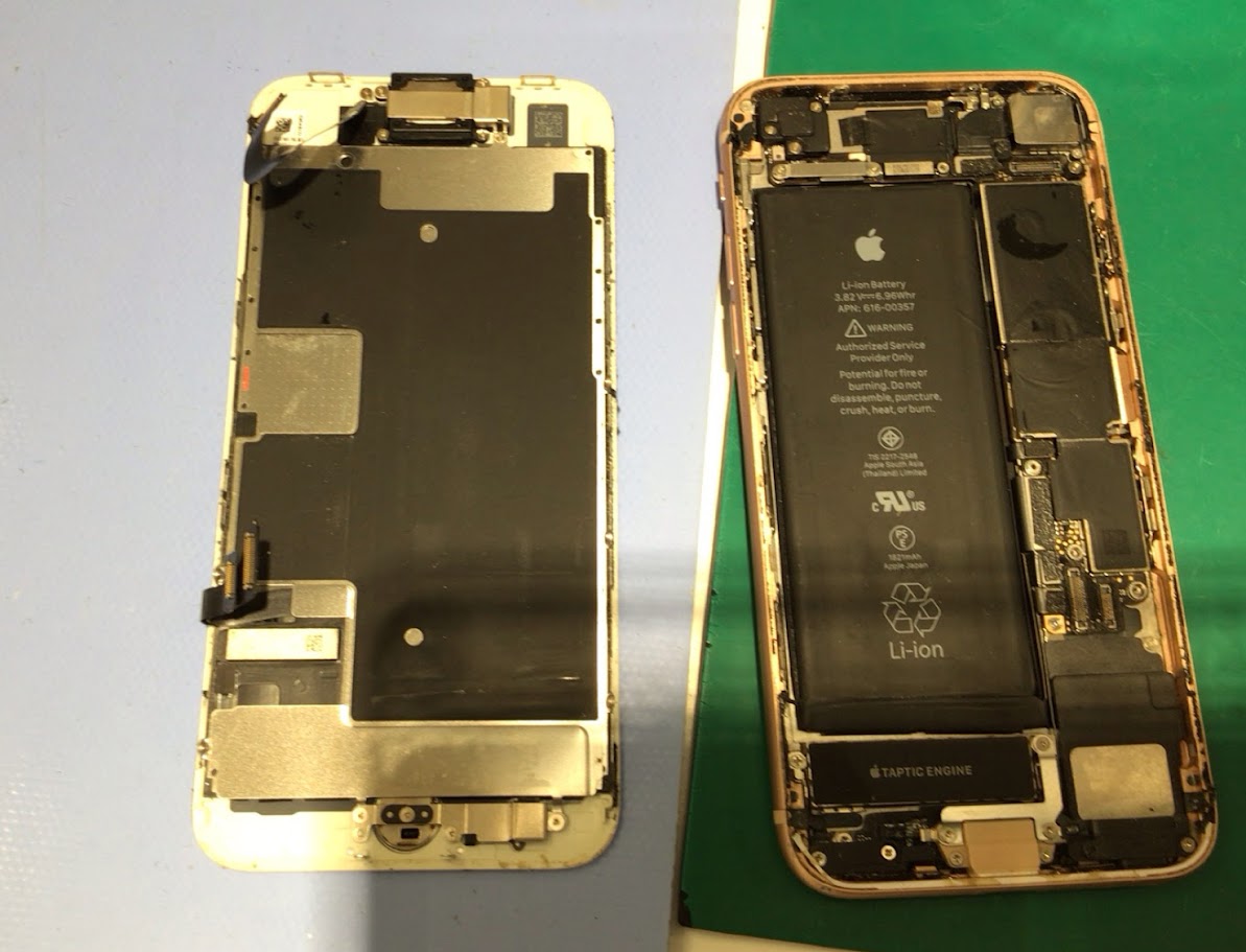 iPhone8のバッテリー交換ならデータそのまま修理可能なスマホ修理工房セレオ甲府店へ！